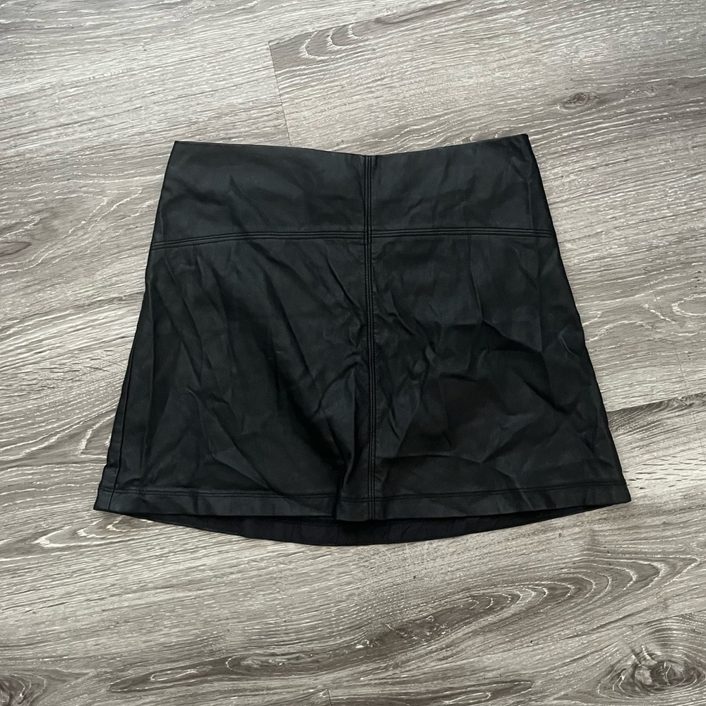 Abercrombie leather skirt